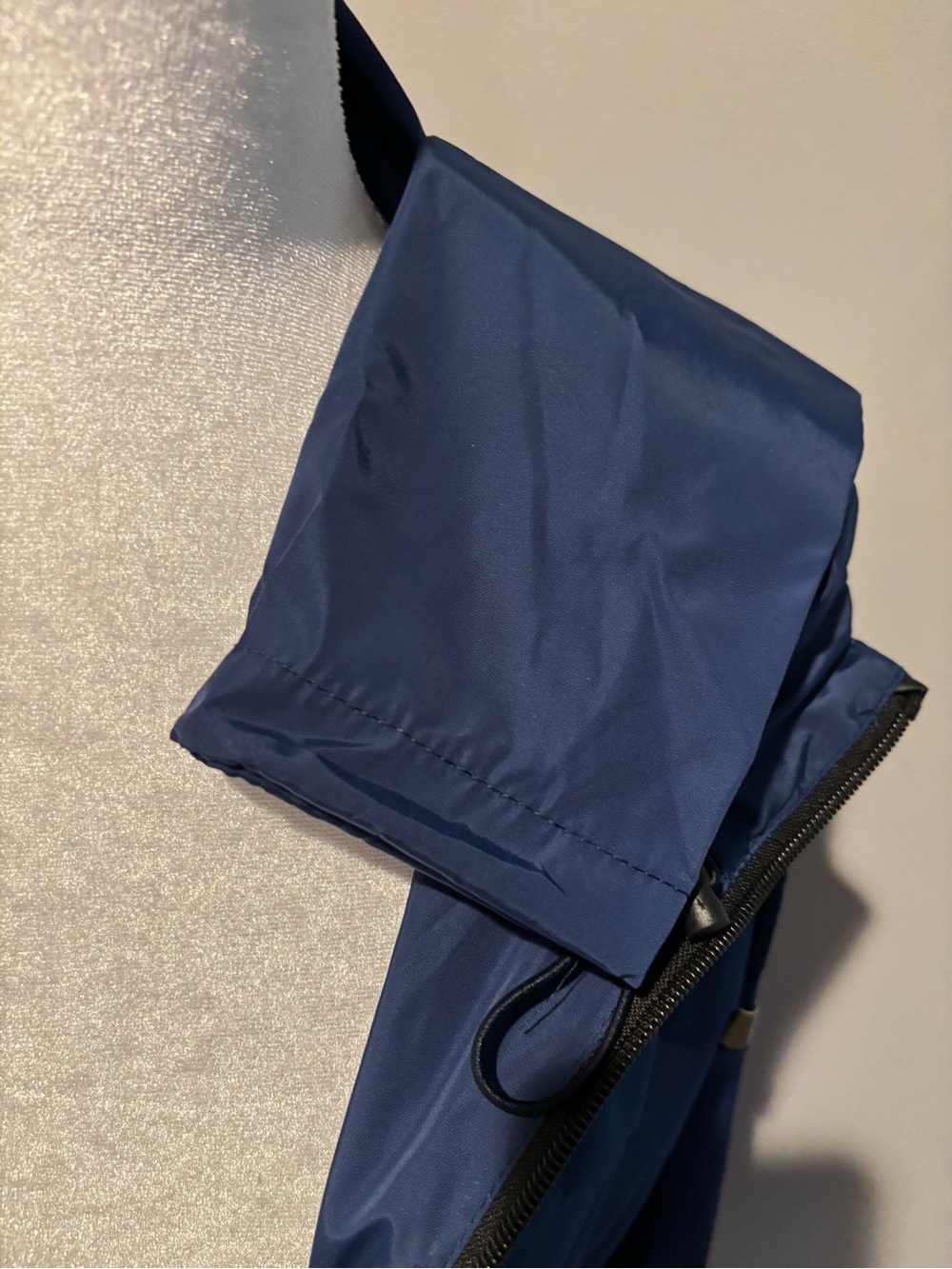 Women’s Navy Packable Windbreaker Jacket